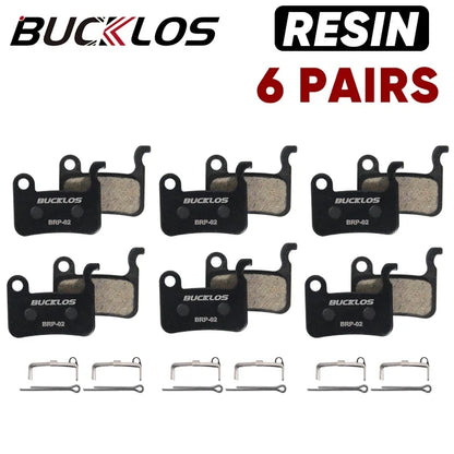 Resin Disc Brake Pads BUCKLOS for Shimano A01S M07 M535 MTB Road Bike