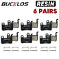 Resin Disc Brake Pads BUCKLOS for Shimano A01S M07 M535 MTB Road Bike