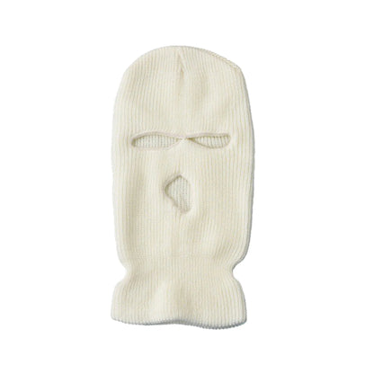 Motorcycle Windproof Full Face Knit Hats Custom SkiMask Men Warm Wool Balaclava embroidery Winter hats Knitted 3 Holes Ski Mask-EXPROTAS