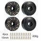 Brass 12mm Hex Wheel Weights Brake Disc Adapters for 1.9 2.2 RC Crawler