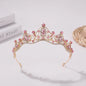 Korean Style Girl Bridal Tiara Hair Accessory for Weddings and Parties