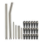 Carbon Fibre LCG Chassis Kit Rails V2 Skid 1/10 RC Crawler SCX10 III