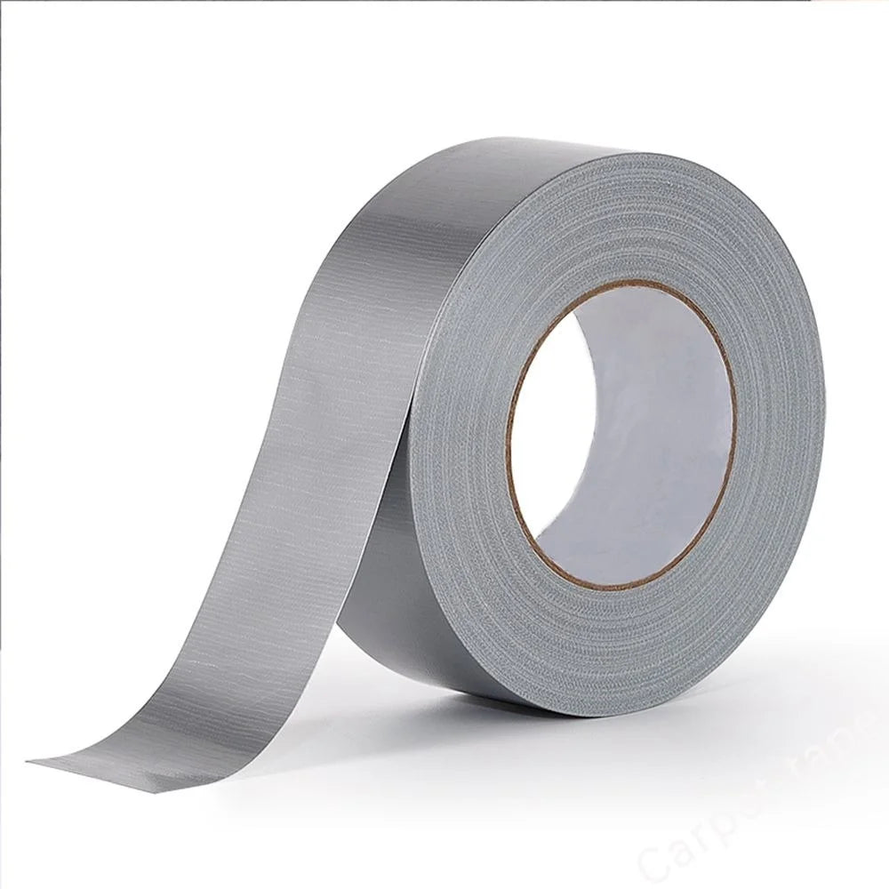 Waterproof Cloth Tape Heavy Duty Duct Gaffer Adhesive Silver 50mm x 50m