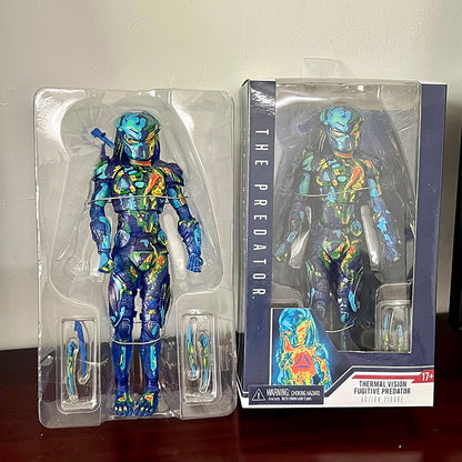 NECA Shaman Predator Ultimate Armored Lost Warrior Jungle Hunter Thermal Vision Fugitive Predator Action Figure Model Toys Gifts-EXPROTAS