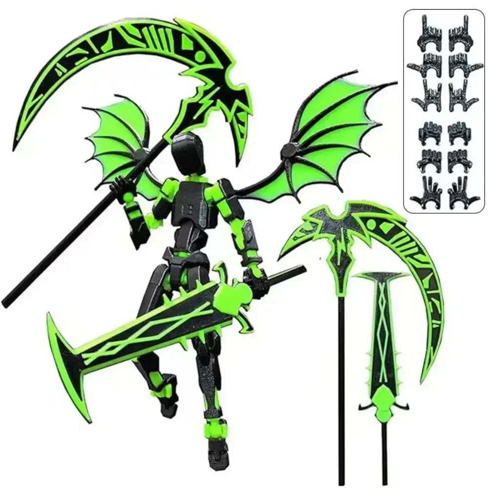 3D Printed Robot 13 Action Figure Multi-Jointed Desktop Decoration