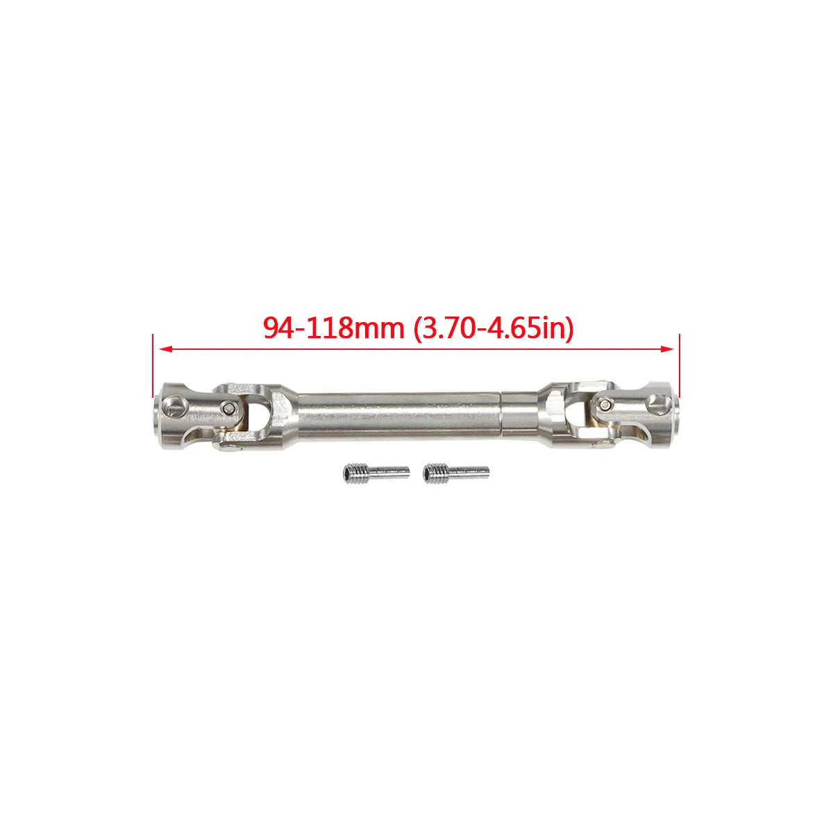 Stainless Steel 5mm Universal Joint Drive Shaft 1/10 RC Crawler SCX10 TRX4