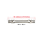 Stainless Steel 5mm Universal Joint Drive Shaft 1/10 RC Crawler SCX10 TRX4
