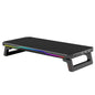 ITLY RGB Monitor Stand w/ 3 USB Ports Desktop Riser for PC Laptop 19.6"