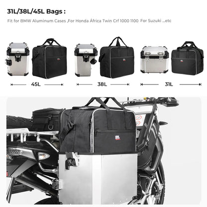 R1200GS R1250GS LC ADV Motorcycle Bag Saddle Inner Bags PVC luggage bags For BMW R1200GS LC Adv  R1200 GS F800GS Adventure ADV-EXPROTAS