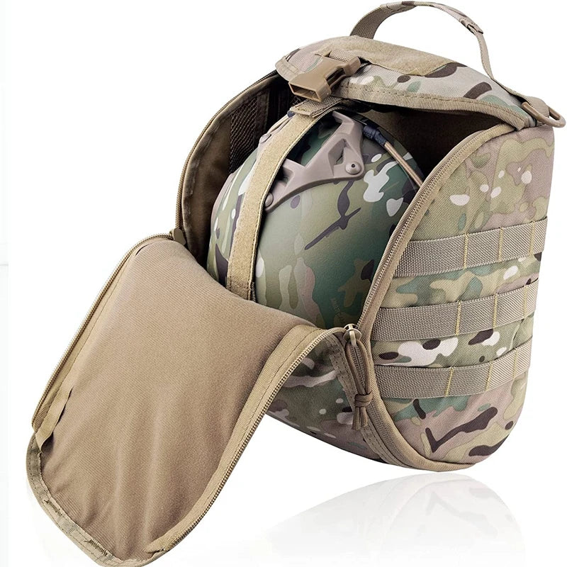 Tactical Helmet Bag Molle Storage Pack Carrier Pouch for Hunting Sports