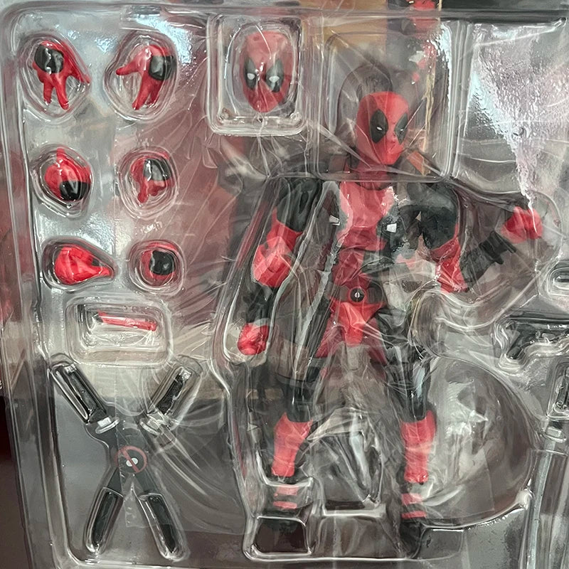 Yamaguchi Revoltech EPIC Deadpool Action Figure Ultimate X-Men Deadpool Super Hero Figure Toys Collectible Model Doll Gifts-EXPROTAS