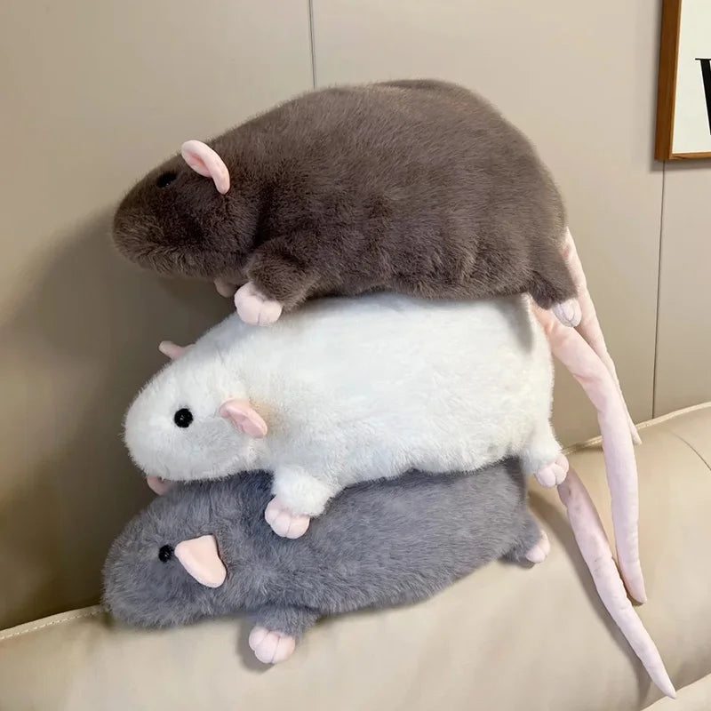 Cute Mouse Plush Doll 40/55/90cm Soft Stuffed Toy for Kids