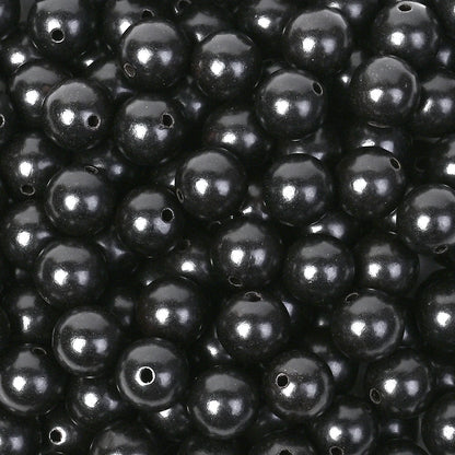 200Pcs Dark Brown Round Wooden Beads 6/8/10/12mm Loose Spacer for Jewellery