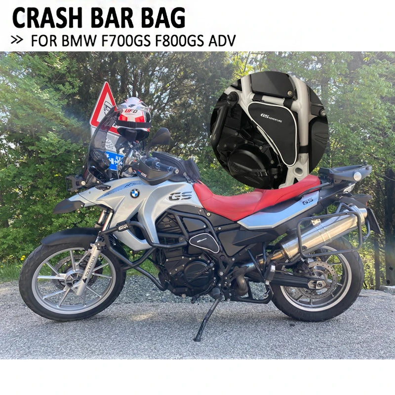 Waterproof Crash Bar Tool Bag Compatible with BMW F700GS F800GS Adventure