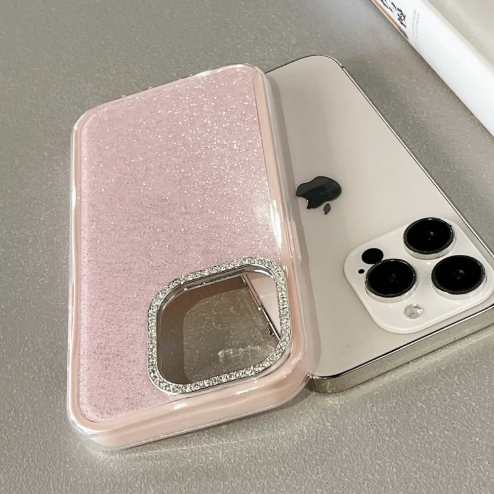 Shiny Diamond Glitter Bumper Case for iPhone 11-17 Air Pro Max Plus Shockproof