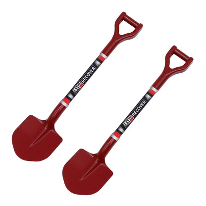 Miniature Simulated Metal Shovel Decoration For 1/10 RC Crawler Tracked Vehicle Axial Scx10 90046 D90 Yikong Rgt Trx4 Tools Part