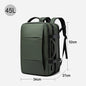 BANGE Expandable Men's Backpack Waterproof 17.3 in Laptop Backpack Man Large Capacity Hiking Travel Bag Male Backpacks for Men-EXPROTAS