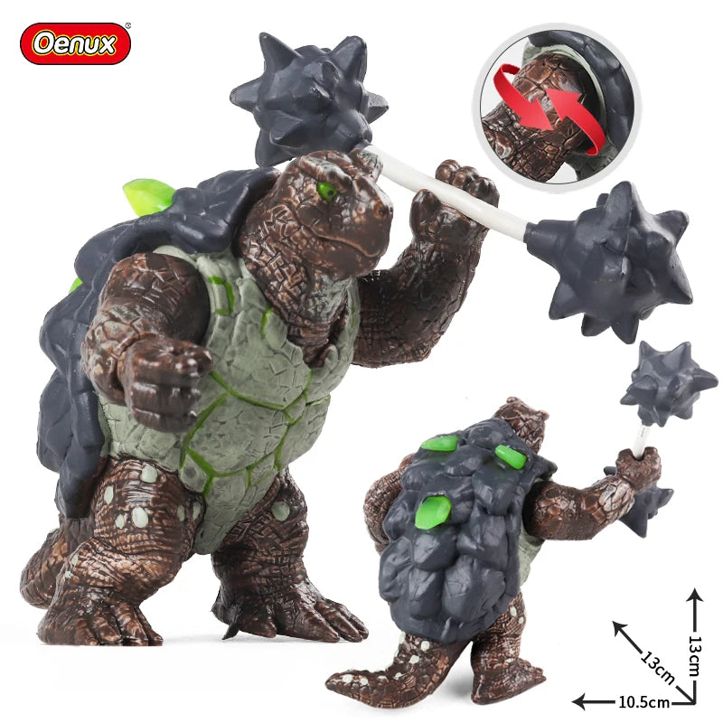 Oenux Fantasy Animal PVC Figure Dragon Dinosaur Golem Turtle Bull Orangutan - EXPROTAS