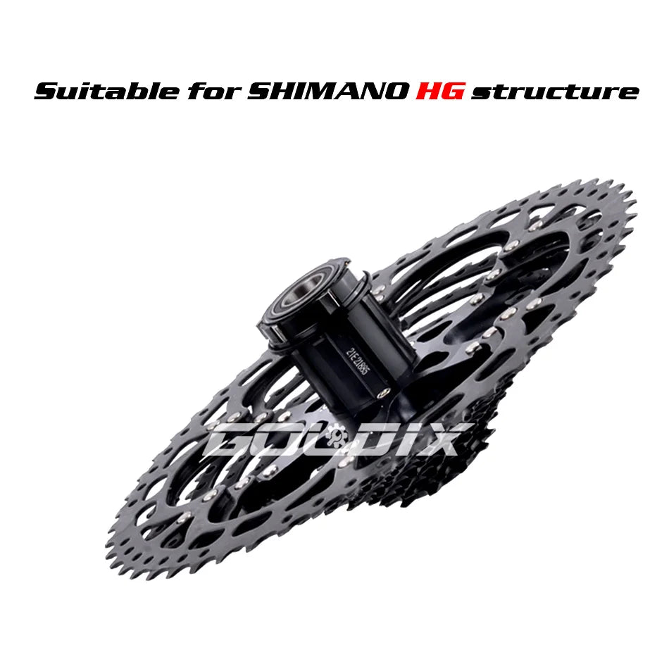 GOLDIX MTB Cassette | 8–12 Speed 40T–52T Freewheel Sprocket for Shimano/SRAM