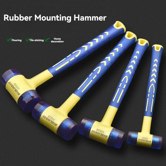 Rubber Handle Hammer Double-Headed Insulated 25mm-45mm for Installation Work