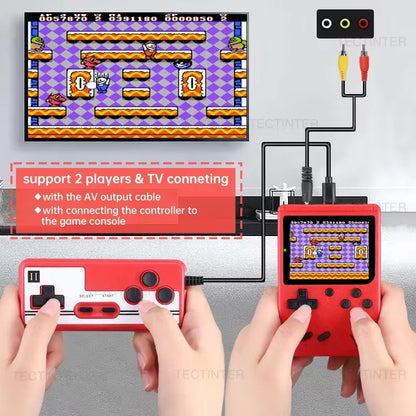 Mini Retro Handheld Game Player 500 Games Portable Console for Kids