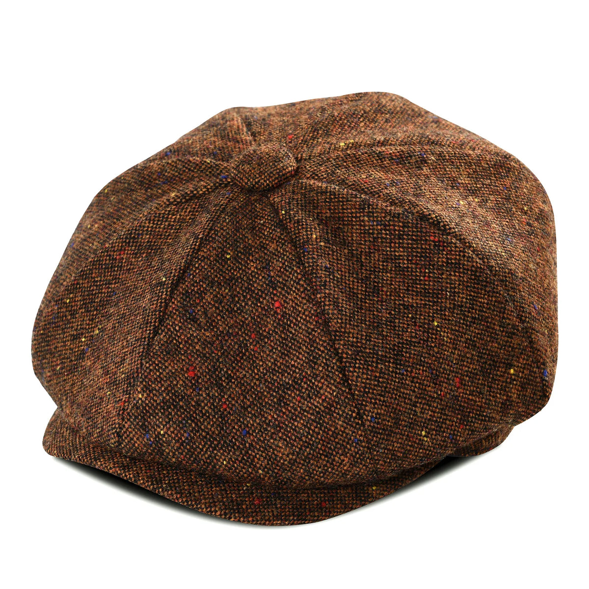 Baker Boy Cap Wool Blend Herringbone Newsboy Hat for Men Women