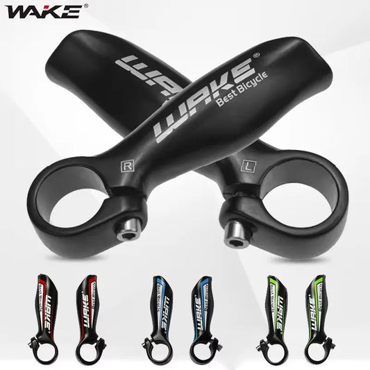 MTB Road Bike Bull Horn Bar Ends Aluminium Auxiliary Handlebar Grips