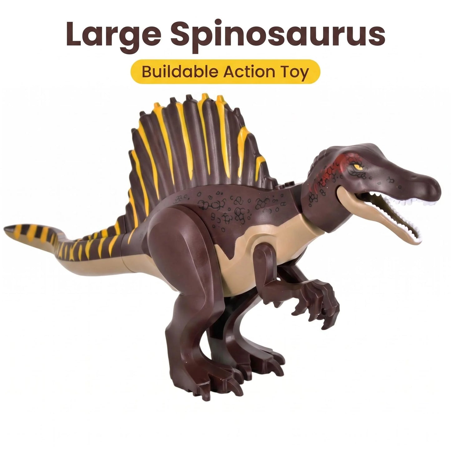 MOC Jurassic Building Block Dinosaur Model Big Brachiosaurus Toy