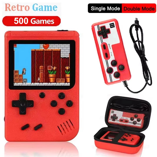 Mini Retro Handheld Game Player 500 Games Portable Console for Kids