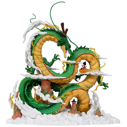 Anime Dragon Ball Z Shenron Figure with kid goku Figurine 22CM PVC Action figures Shenlong DBZ Collectible Model Statue Toys-EXPROTAS