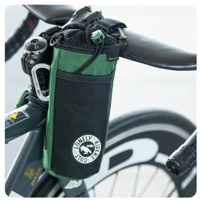 Insulated Handlebar Stem Bag C-HOLD Water Bottle Pouch Bikepacking Touring