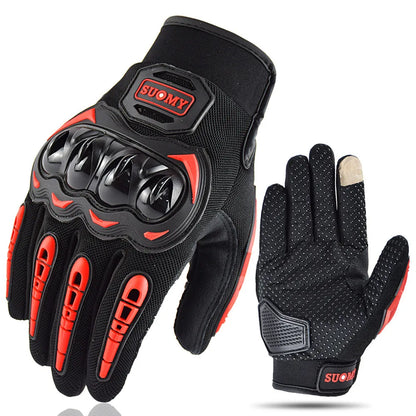 Suomy Summer Motorcycle Gloves Touch Screen Breathable Protective Riding Gloves