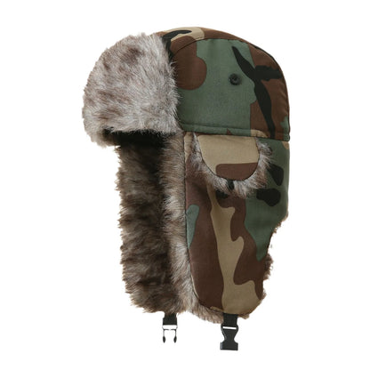 Ear Protection Hat Windproof Balaclava Neck Warmer for Men Women Cycling
