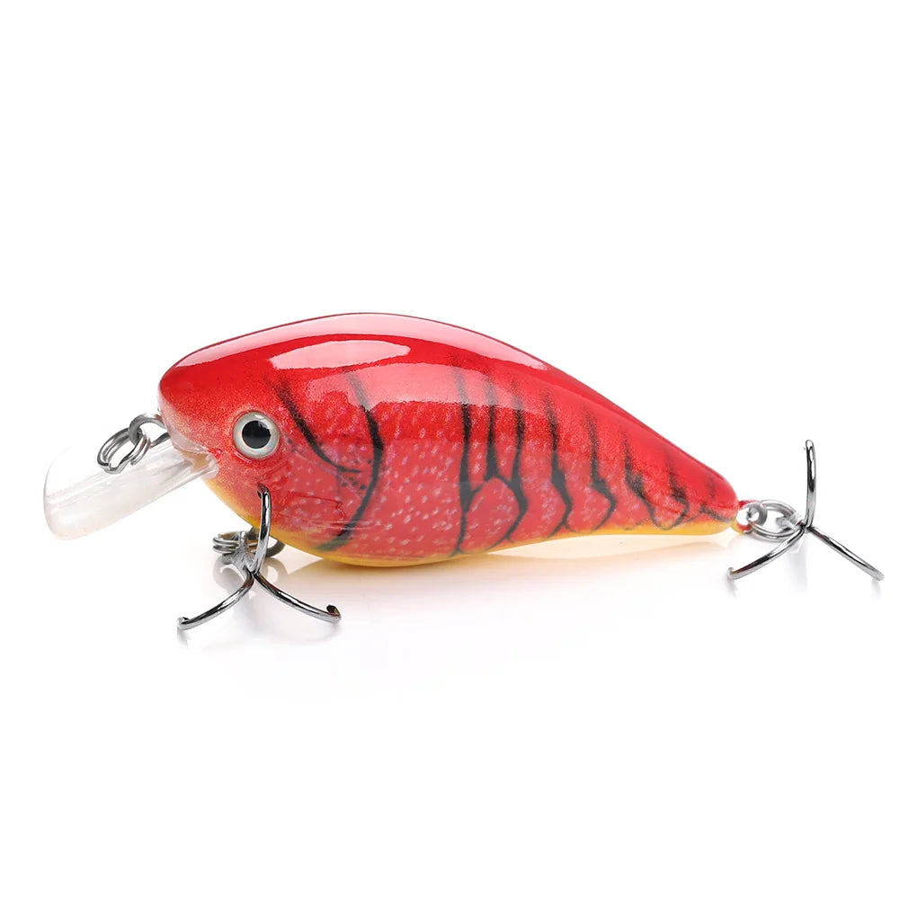 6cm 12g Fishing Lure Crankbait Wobbler for Pike Bass Minnow Bait