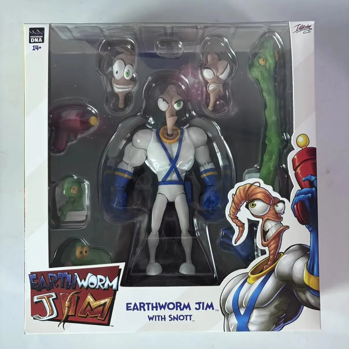 PDNA 1/12 Earthworm Jim Professor Monkey Psy Crow bob the killer Action Figure Collectible Toy Gift-EXPROTAS