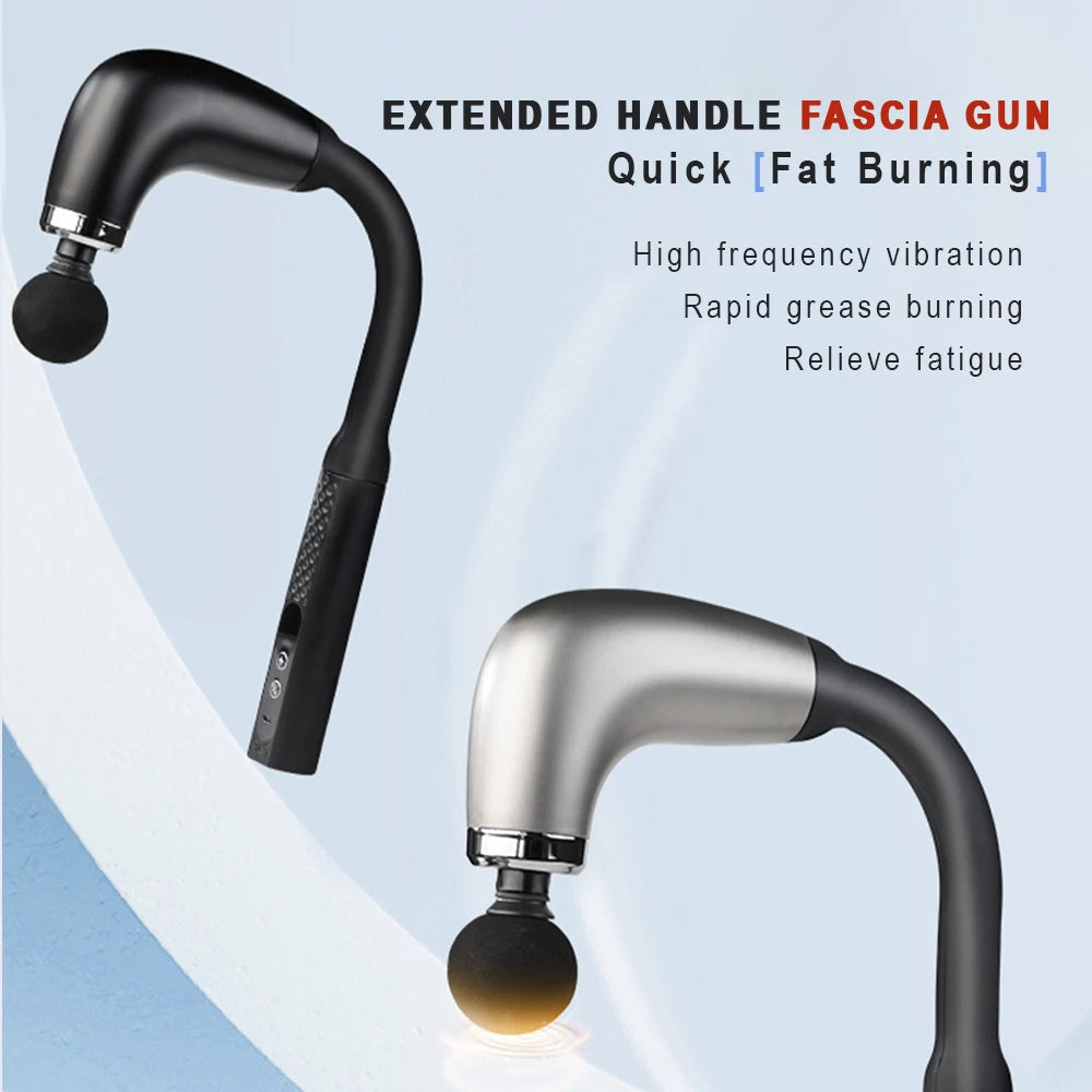 Smart Fascia Gun Electric Massager Handheld Deep Tissue Muscle Hammer 2025