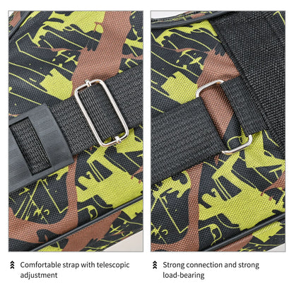 1.3m/1.5m Foldable 2-Layer Fishing Rod Bag Double Shoulder Storage