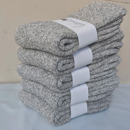 3 Pairs Merino Wool Socks Mens Thick Thermal Hiking Work Boot Winter