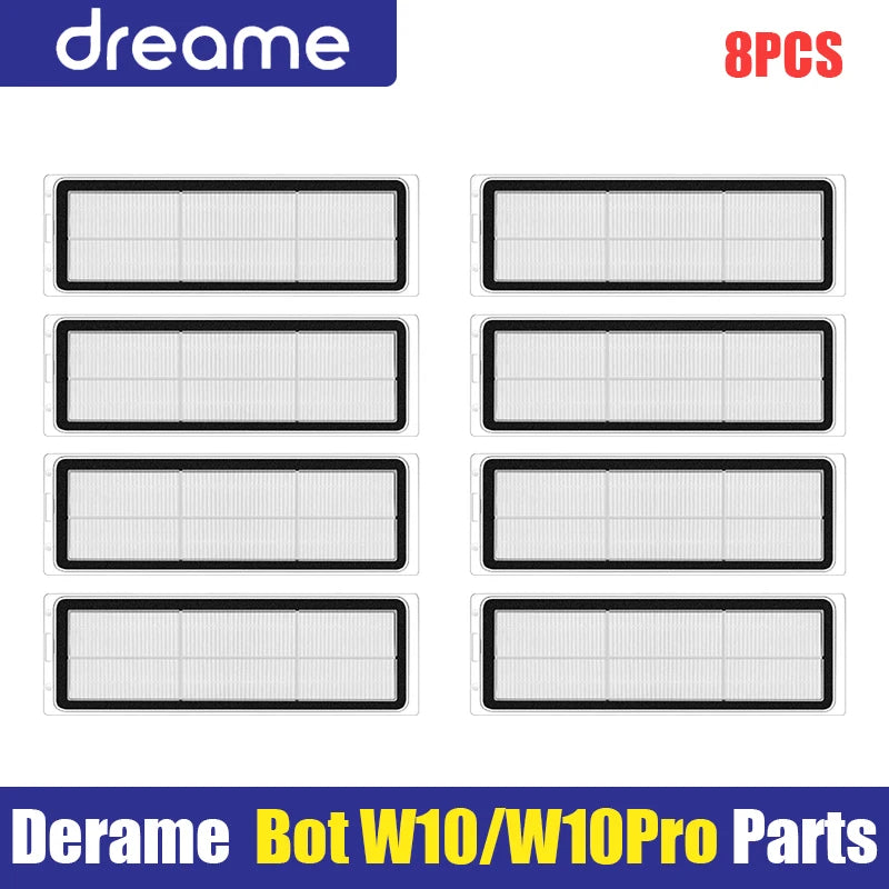 Main Side Brush Filter Mop Cloth for Dreame W10 Robot Vacuum Parts