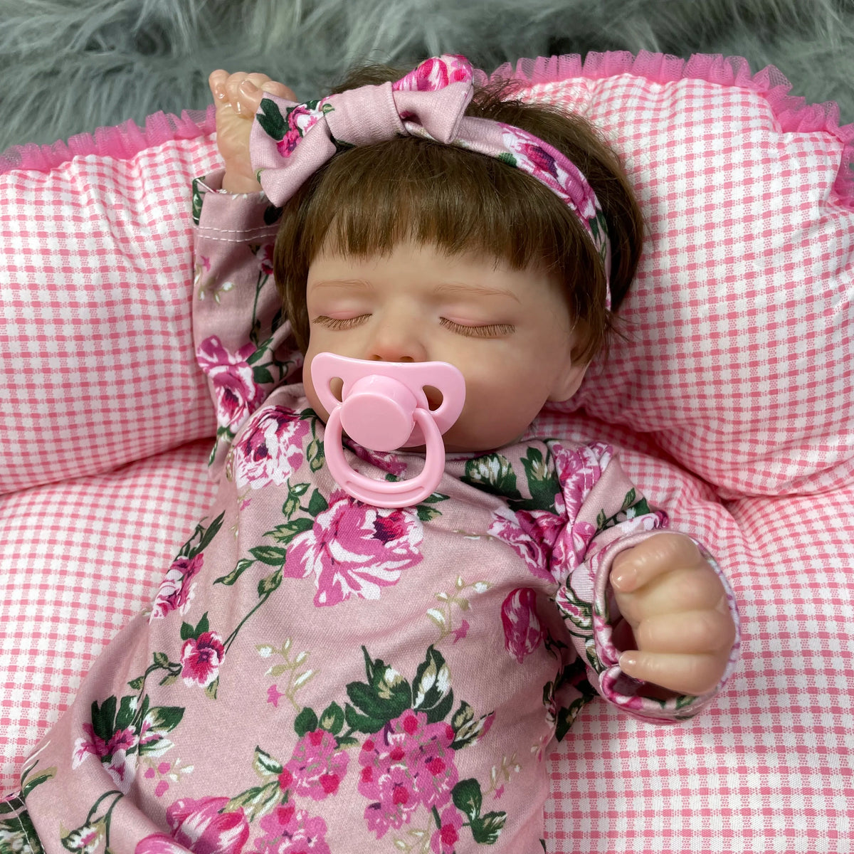 48CM Reborn Doll Baby Rosalie Lifelike 3D Skin Silicone Newborn Toy