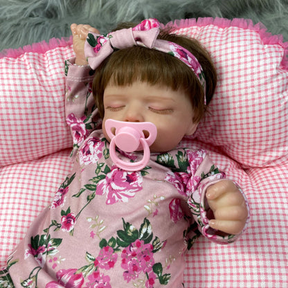 48CM Reborn Doll Baby Rosalie Lifelike 3D Skin Silicone Newborn Toy