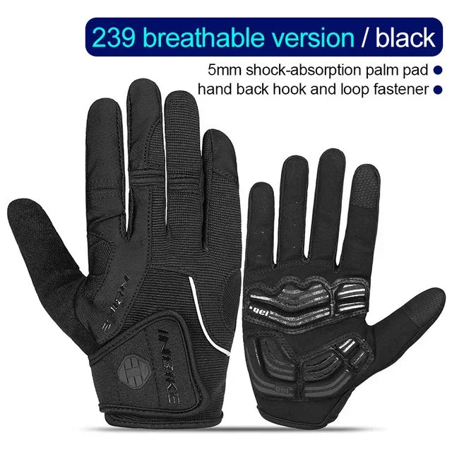 MTB Full Finger Bike Gloves INBIKE Touchscreen Cycling Gloves Men Women