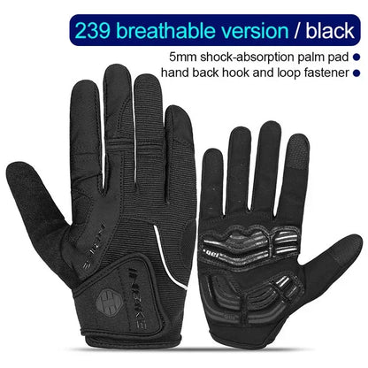MTB Full Finger Bike Gloves INBIKE Touchscreen Cycling Gloves Men Women
