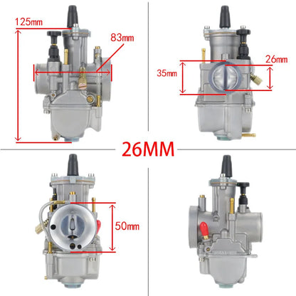 For Keihin Carburetor 34mm Jet for Motorcycle Dirt Bike 50-250cc