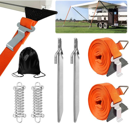 Storm Band Straps for Awnings 2.4m Weather Tie Down for Thule Fiamma Dometic