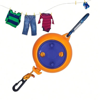 8M Drying Rack Portable Retractable Clothes Line for Travel Camping Laundry