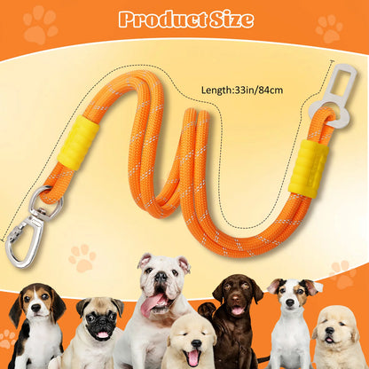 Pet Dog Car Seat Belt Adjustable Safety Harness Travel Restraint Lead