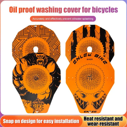 Bicycle Disc Brake Wash Cover Anti-Grease Protector for MTB Road Cleaning