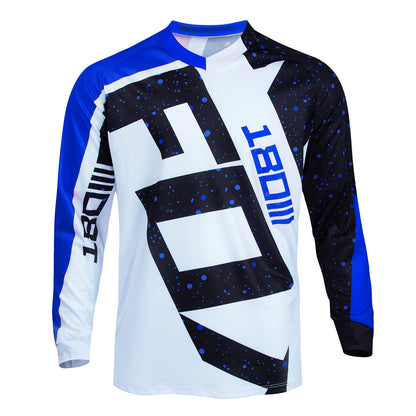 Long Sleeve Motocross Jersey Men Racing Shirt Quick Dry MTB 2024