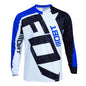 Long Sleeve Motocross Jersey Men Racing Shirt Quick Dry MTB 2024